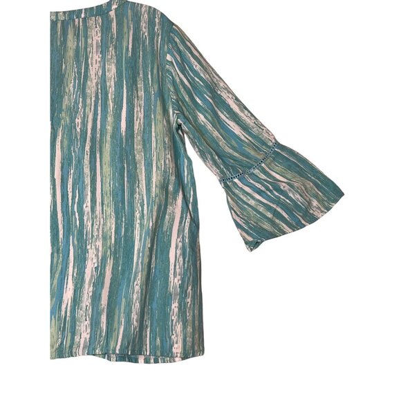 Gloria Vanderbilt Women's Peasant Tunic Top W/ Bell Sleeves - Size M - Picture 8 of 12